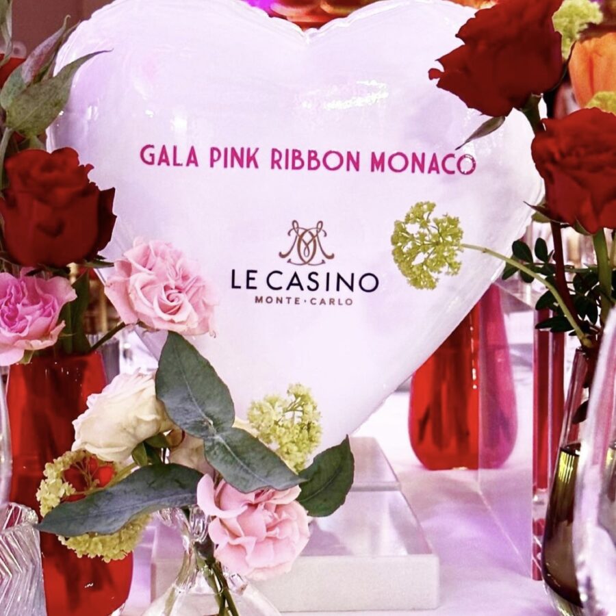 Pink Ribbon Monaco Gala Heart
