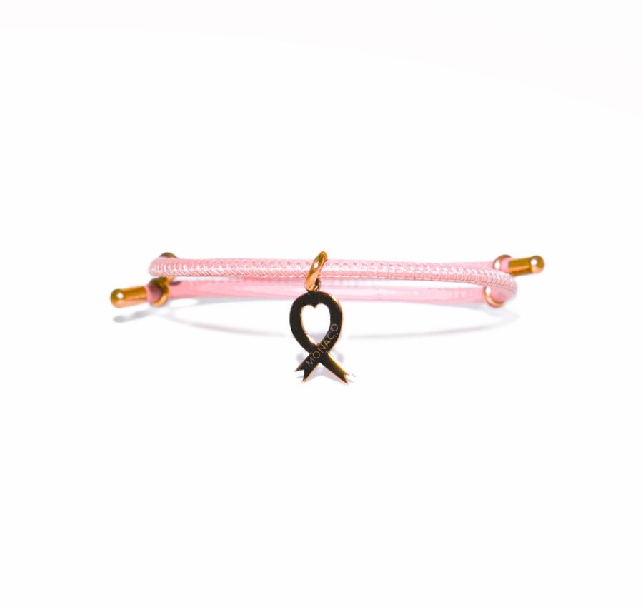 Pink Ribbon Monaco X ALBANU Charm Bracelet