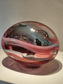 Unique glass sculpture Carol Bruton